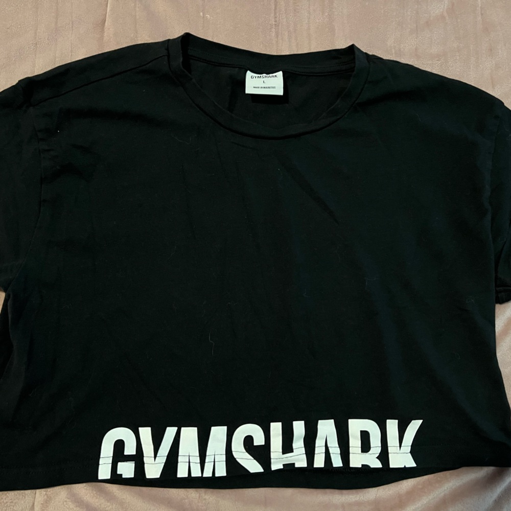 Black Gymshark Crop Top